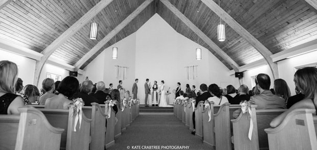 A chapel wedding at Sugarloaf.